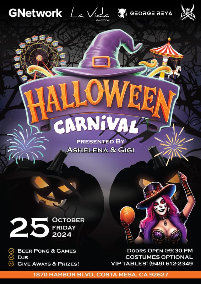 Halloween Carnival flyer