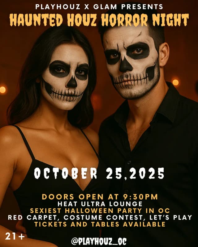 Haunted Houz Horror Night flyer
