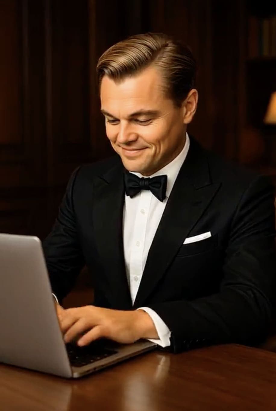 Jay Typing on Computer